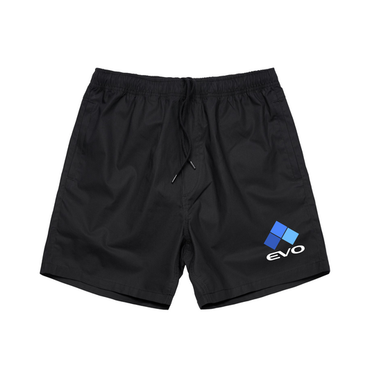 EVO Black Beach Shorts