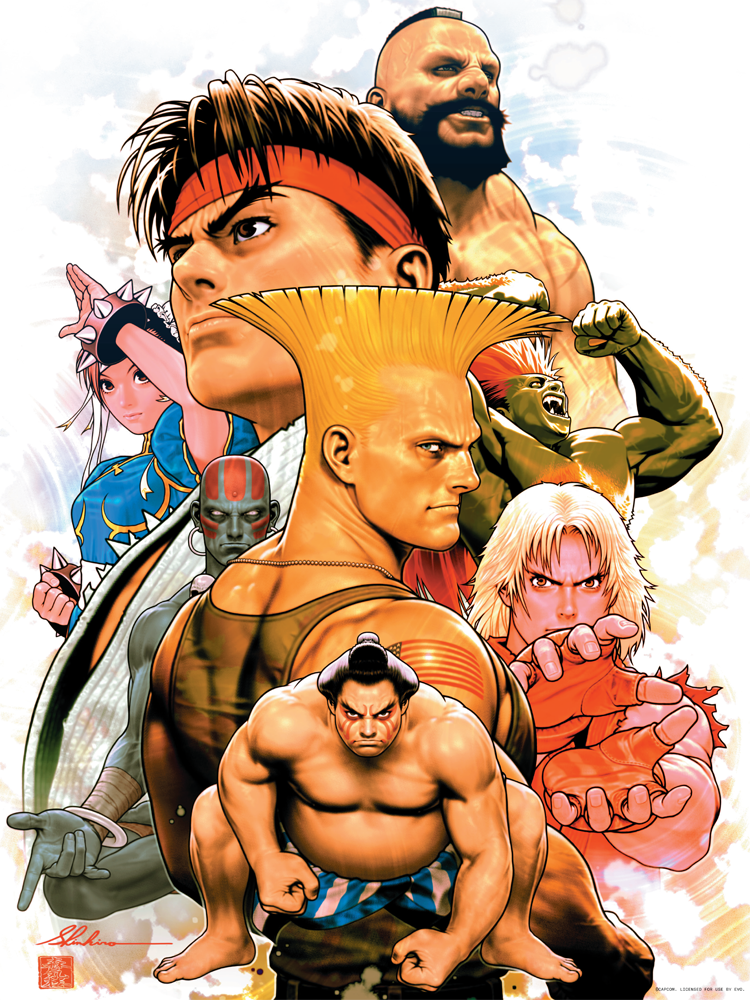 Street Fighter Eternal Challenge - CAPCOM - Evo 2025 Poster Collection