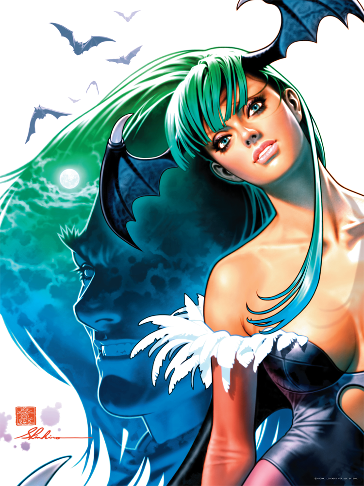 Darkstalkers - Morrigan - CAPCOM - Evo 2025 Poster Collection