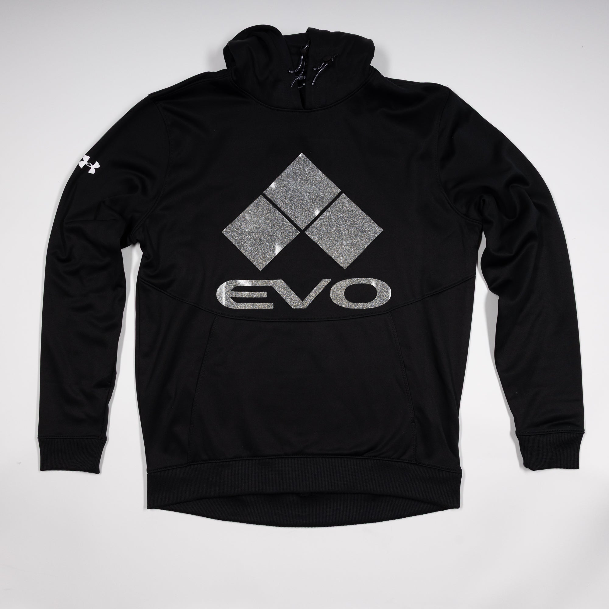 Evo 2025 Glitter Logo Hoodie (Black)