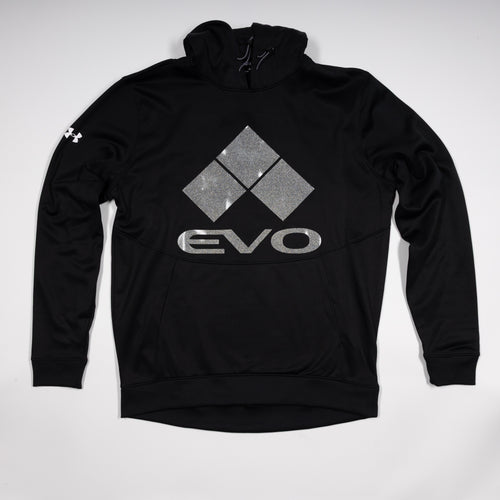 Evo 2025 Glitter Logo Hoodie (Black)