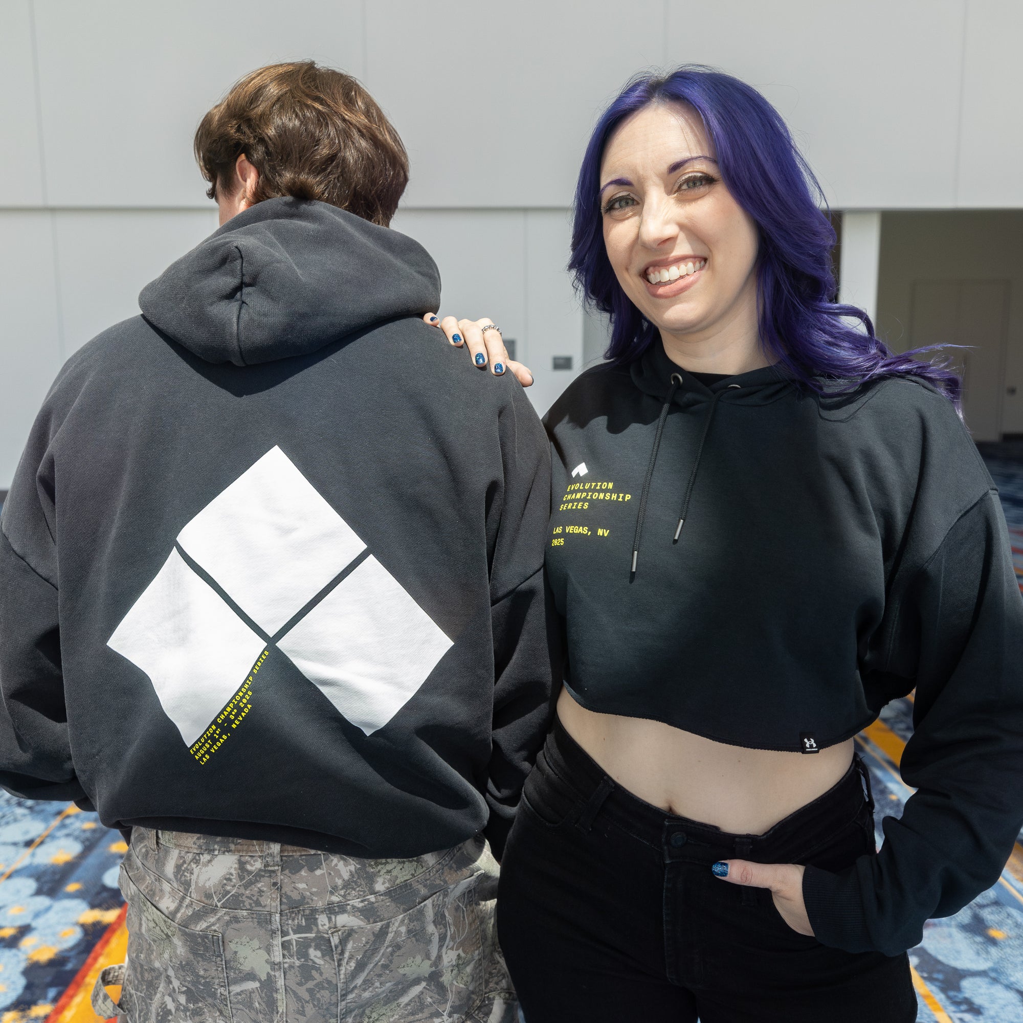 Evo 2025 Ultra Cropped Diamond Patch Hoodie