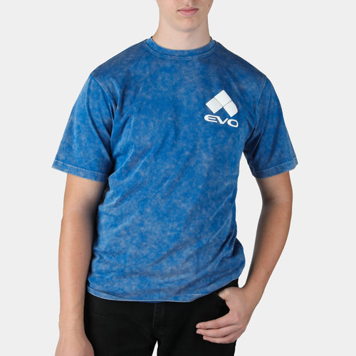 Evo Acid Wash Logo Tee