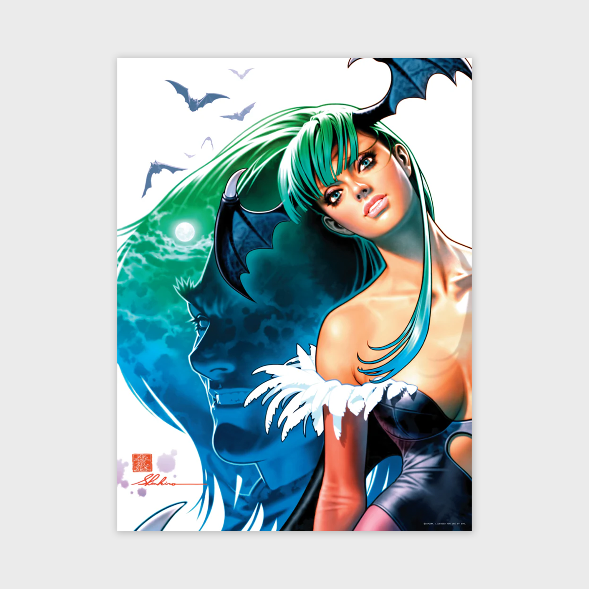 Darkstalkers - Morrigan - CAPCOM - Evo 2025 Poster Collection