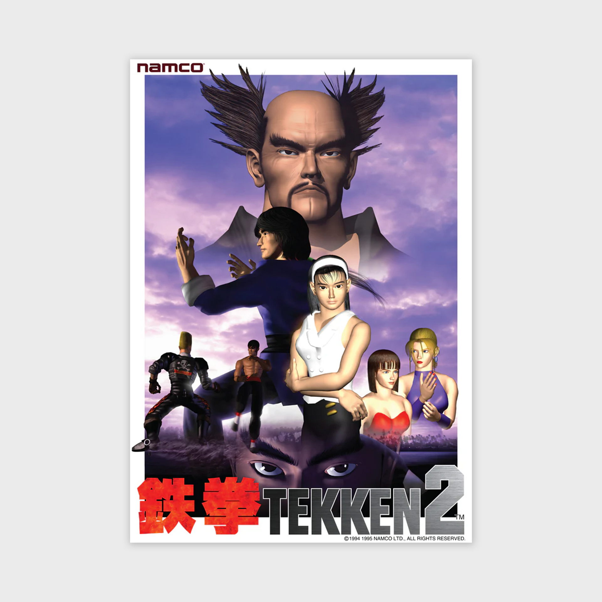 TEKKEN 2 - Bandai Namco Ent. - Evo 2025 Poster Collection – Evo Merch