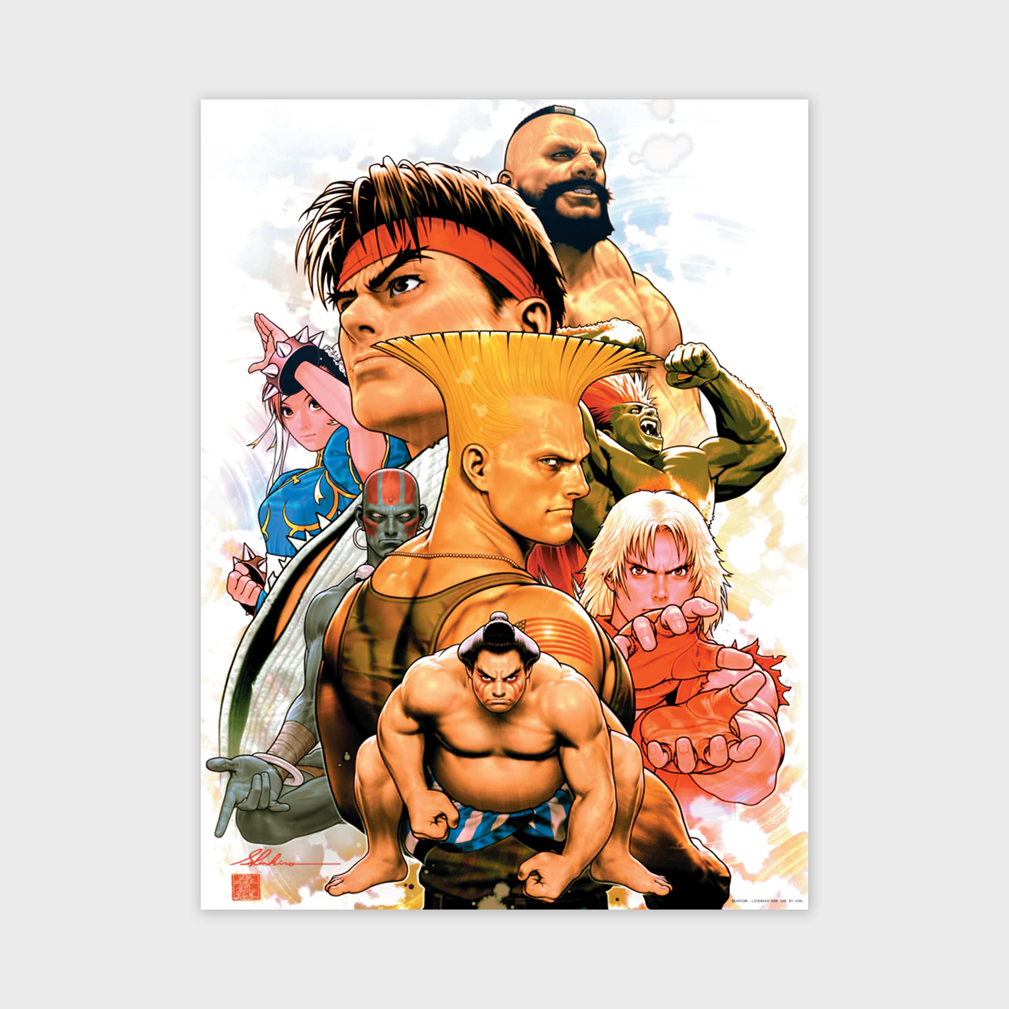 Street Fighter Eternal Challenge - CAPCOM - Evo 2025 Poster Collection
