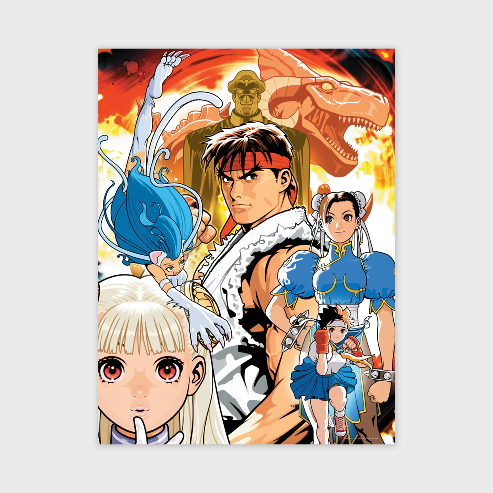 Capcom Fighting Jam - A - CAPCOM - Evo 2025 Poster Collection
