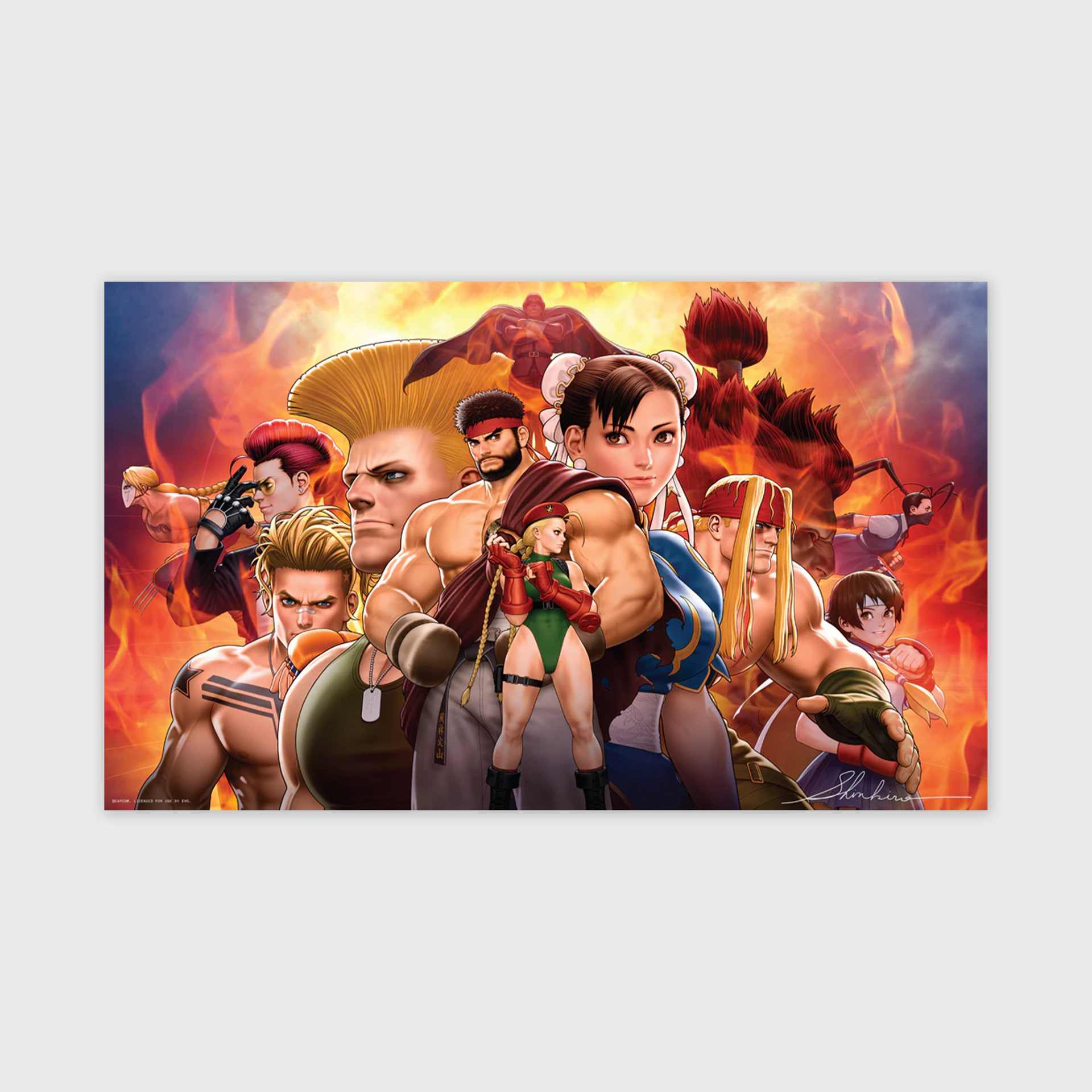 Street Fighter 35周年記念 ジュリ ポスター Street Fighter 35th Anniversary - CAPCOM - Evo 2025 Poster