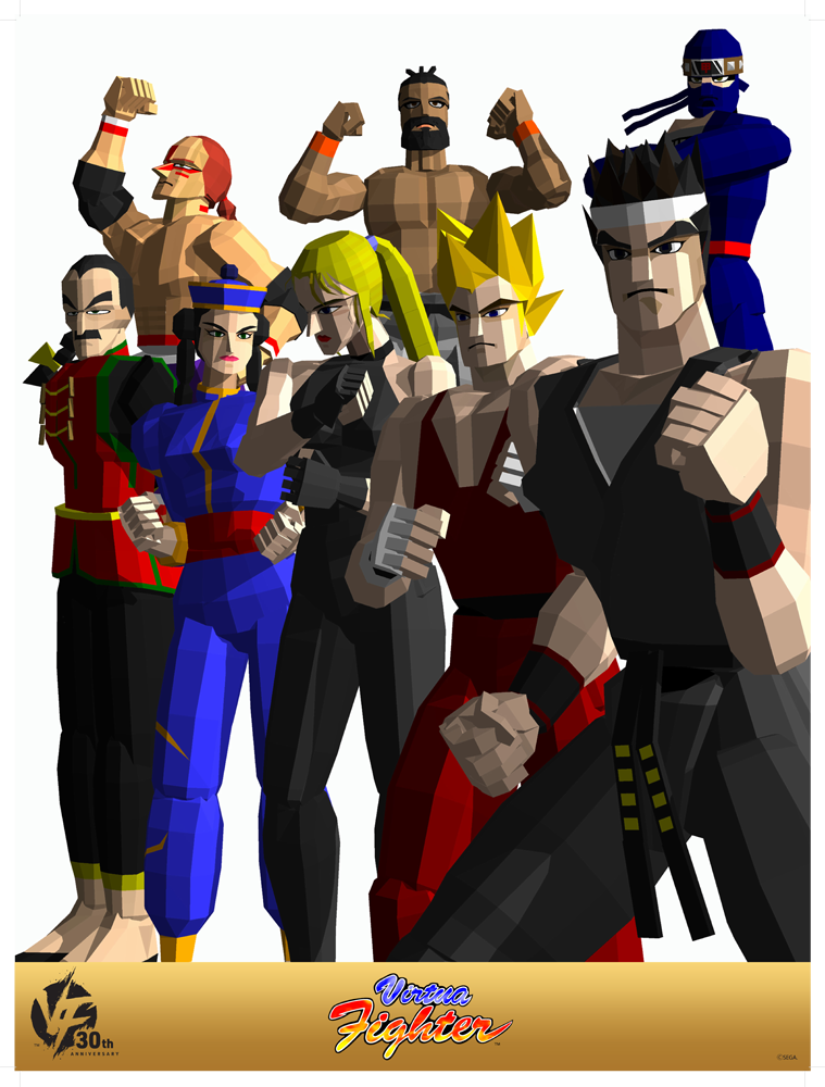 Virtua Fighter - A - SEGA - Evo 2025 Poster Collection
